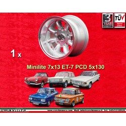 1 wheel Minilite 7x13 5x130...