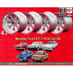 4 wheels Minilite 7x13...