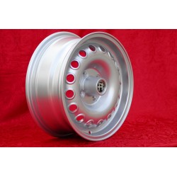 1 cerchio Campagnolo 6.5x15 4x108 Alfa Romeo Giulia 105 Berlina Coupe Spider GTA GTC silver