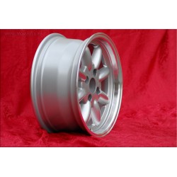 1 jante Minilite 7x15 4x100 BMW 1502-2002 1500-2000tii 2000C CA CS 3 E21 E30 silver/diamond cut