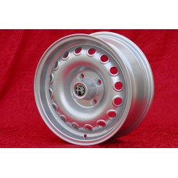 1 cerchio Campagnolo 6.5x15 4x108 Alfa Romeo Giulia 105 Berlina Coupe Spider GTA GTC silver