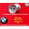 1 cerchio Minilite 8x13 4x100 BMW Opel Volkswagen  1502 1602 1802 2002 tii 3 E21 Kadett B-C Manta Ascona A-B GT Olympia 