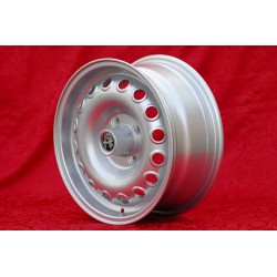 1 cerchio Campagnolo 6.5x15 4x108 Alfa Romeo Giulia 105 Berlina Coupe Spider GTA GTC silver