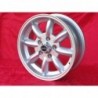 1 jante Minilite 5.5x15 5x114.3 Volvo 120 P1800 PV444 544 silver/diamond cut