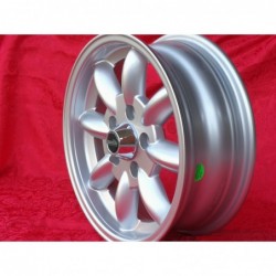 1 jante Minilite 5.5x15 5x114.3 Volvo 120 P1800 PV444 544 silver/diamond cut