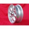 1 Felge Minilite 5.5x15 5x114.3 Volvo 120 P1800 PV444 544 silver/diamond cut