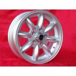 1 wheel Minilite 5.5x15 5x114.3 Volvo 120 P1800 PV444 544 silver/diamond cut