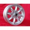 1 Felge Minilite 5.5x15 5x114.3 Volvo 120 P1800 PV444 544 silver/diamond cut