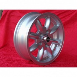 1 Felge Minilite 5.5x15 5x114.3 Volvo 120 P1800 PV444 544 silver/diamond cut