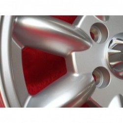 1 wheel Minilite 5.5x15 5x114.3 Volvo 120 P1800 PV444 544 silver/diamond cut