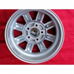 1 jante Minilite 5.5x15 5x114.3 Volvo 120 P1800 PV444 544 silver/diamond cut