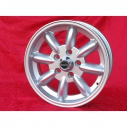 4 wheels Minilite 5.5x15 5x114.3 Volvo 120 P1800 PV444 544 silver/diamond cut