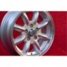 1 Felge Minilite 5.5x15 5x108 Volvo serie 100 200 700 900 silver/diamond cut