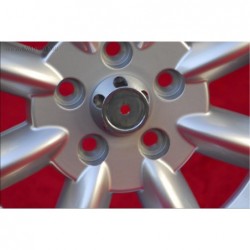 1 wheel Minilite 5.5x15 5x108 Volvo serie 100 200 700 900 silver/diamond cut