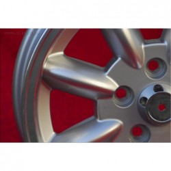 4 cerchi Minilite 5.5x15 5x108 Volvo serie 100 200 700 900 silver/diamond cut