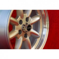 1 wheel Minilite 7x15 5x108 Volvo serie 100 200 700 900 silver/diamond cut