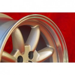 1 wheel Minilite 7x15 5x108 Volvo serie 100 200 700 900 silver/diamond cut