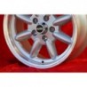 1 wheel Minilite 7x15 5x108 Volvo serie 100 200 700 900 silver/diamond cut