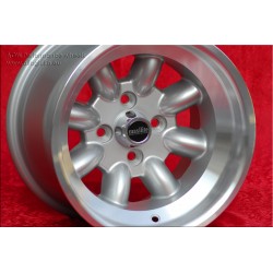 4 Felgen Minilite 8x13 + 9x13 4x100 BMW Opel Volkswagen  1502 1602 1802 2002 tii 3 E21 Kadett B-C Manta Ascona A-B GT Ol