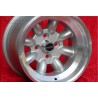 4 cerchi Minilite 8x13 + 9x13 4x100 BMW Opel Volkswagen  1502 1602 1802 2002 tii 3 E21 Kadett B-C Manta Ascona A-B GT Ol