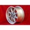 4 jantes Minilite 7x15 5x108 Volvo serie 100 200 700 900 silver/diamond cut