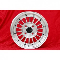 1 Felge WCHE 5.5x13 4x100 BMW Opel 1502-2002 tii 3 E21 Kadett B-C Manta Ascona A-B GT Olympia A Rekord C silver/diamond