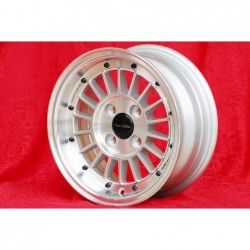 1 Felge WCHE 5.5x13 4x100 BMW Opel 1502-2002 tii 3 E21 Kadett B-C Manta Ascona A-B GT Olympia A Rekord C silver/diamond