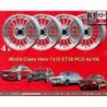 4 Felgen WCHE 7x15 4x100 BMW Opel VW Mazda Toyota BMW 1502-2002 tii 3 E30 Opel Kadett B-C Manta Ascona A-B GT Olympia A