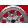 4 cerchi Minilite 8x13 + 9x13 4x100 BMW Opel Volkswagen  1502 1602 1802 2002 tii 3 E21 Kadett B-C Manta Ascona A-B GT Ol