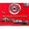 1 Felge WCHE 7x15 4x100 BMW Opel VW Mazda Toyota BMW 1502-2002 tii 3 E30 Opel Kadett B-C Manta Ascona A-B GT Olympia A R