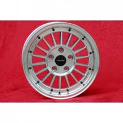 1 cerchio WCHE 7x15 5x120 BMW 5 E12 E28 E34 6 E24 7 E23 E32 E3 E9 M3 E30 silver/diamond cut