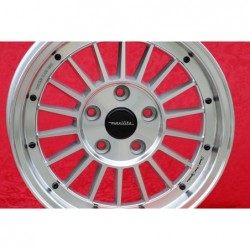 1 cerchio WCHE 7x15 5x120 BMW 5 E12 E28 E34 6 E24 7 E23 E32 E3 E9 M3 E30 silver/diamond cut