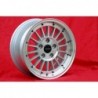 1 cerchio WCHE 7x15 5x120 BMW 5 E12 E28 E34 6 E24 7 E23 E32 E3 E9 M3 E30 silver/diamond cut