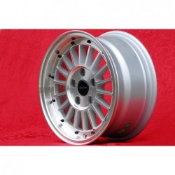 1 jante WCHE 7x15 5x120 BMW 5 E12 E28 E34 6 E24 7 E23 E32 E3 E9 M3 E30 silver/diamond cut