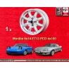 1 Felge Minilite 6x14 4x100 BMW Opel 1502-2002 1500-2000tii 2000C CA CS 3 E21 E30   Opel Kadett B-C Manta Ascona A-B GT 