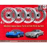 4 Felgen WCHE 7x15 4x100 BMW Opel VW Mazda Toyota BMW 1502-2002 tii 3 E30 Opel Kadett B-C Manta Ascona A-B GT Olympia A 