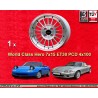 1 Felge WCHE 7x15 4x100 BMW Opel VW Mazda Toyota BMW 1502-2002 tii 3 E30 Opel Kadett B-C Manta Ascona A-B GT Olympia A R