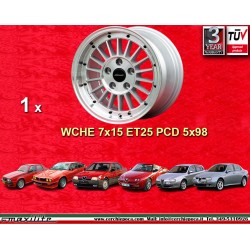 1 Felge WCHE 7x15 5x98 Alfa...