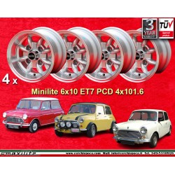 4 cerchi Minilite 6x10...