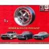 1 cerchio XJS 6x15 5x127 Jensen  Rover Interceptor Rover P5 P6 anthracite/diamond cut