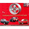 1 cerchio Cromodora CD30 5.5x13 4x98 Fiat Alfa Autobianchi Alfasud Giulietta 33 Arna Autobianchi A112 Fiat 124 Berlina C