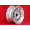 1 cerchio WCHE 5.5x13 4x100 BMW Opel 1502-2002 tii 3 E21 Kadett B-C Manta Ascona A-B GT Olympia A Rekord C silver/diamon