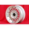 1 Felge WCHE 5.5x13 4x100 BMW Opel 1502-2002 tii 3 E21 Kadett B-C Manta Ascona A-B GT Olympia A Rekord C silver/diamond 