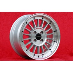 1 cerchio WCHE 7x15 4x100 BMW Opel VW Mazda Toyota BMW 1502-2002 tii 3 E30 Opel Kadett B-C Manta Ascona A-B GT Olympia A