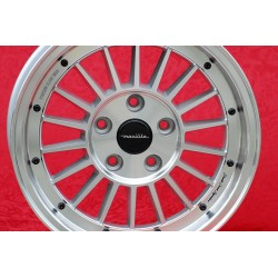 1 cerchio WCHE 7x15 5x120 BMW 5 E12 E28 E34 6 E24 7 E23 E32 E3 E9 M3 E30 silver/diamond cut