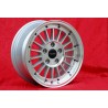 1 cerchio WCHE 7x15 5x120 BMW 5 E12 E28 E34 6 E24 7 E23 E32 E3 E9 M3 E30 silver/diamond cut