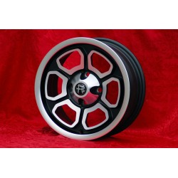 1 cerchio Vega 6x14 4x108 Alfa 105 Berlina Giulia Coupe Spider GTC matt black/diamond cut