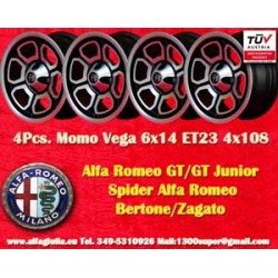 4 Felgen Vega 6x14 4x108...