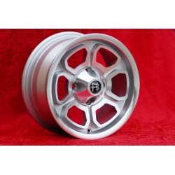 1 cerchio Vega 6x14 4x108 Alfa 105 Berlina Giulia Coupe Spider GTC silver/diamond cut