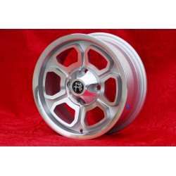 1 cerchio Vega 6x14 4x108 Alfa 105 Berlina Giulia Coupe Spider GTC silver/diamond cut